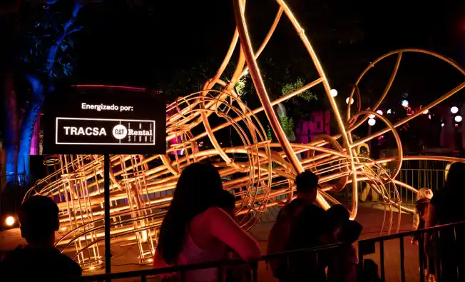Evento GDLuz energizado por generadores de Tracsa The Cat Rental Store