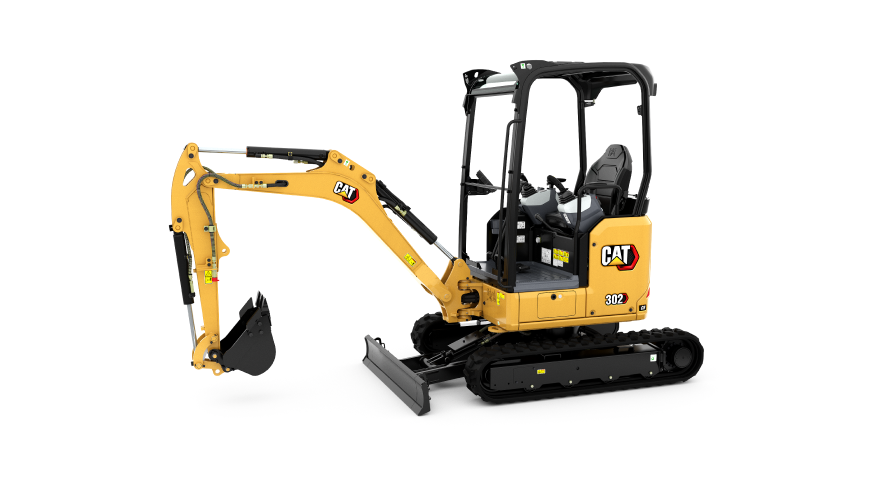 Miniexcavadora marca CAT 302 CR